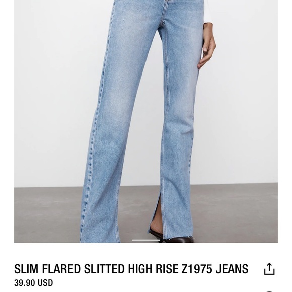 Zara | Pants \u0026 Jumpsuits | Slim Flared 